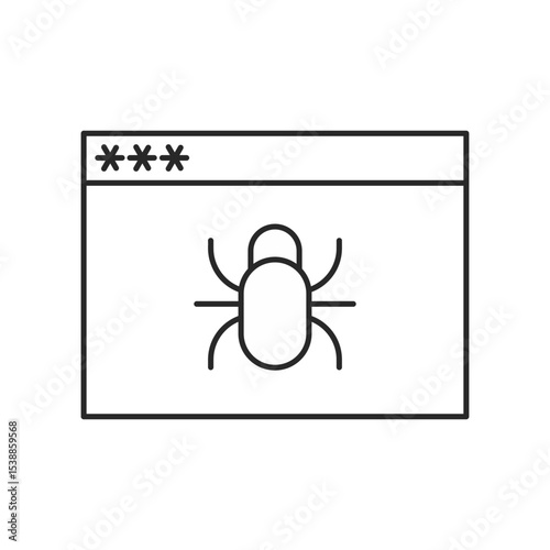 Security line icon elements. Contains secure payment, encryption, safety, insurance, data protection, detector, sensor, locked, password and cyber security icons. Solid icon collection.