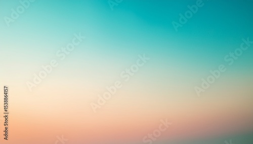 pastel gradient background teal mint green peach and beige blurred color blend for des