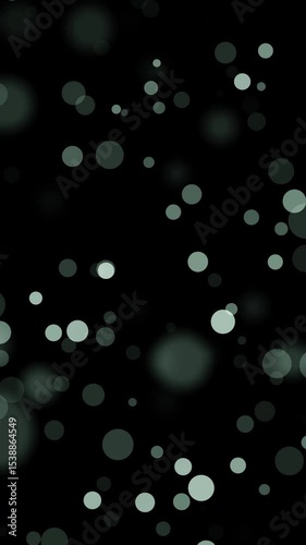 Subtle and calming bokeh animation overlay, ideal for adding depth to your projects