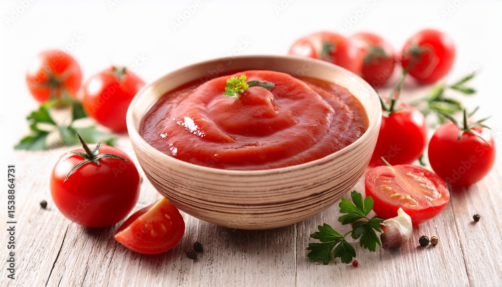 tomato sauce in bowl tomato sauce in bowl