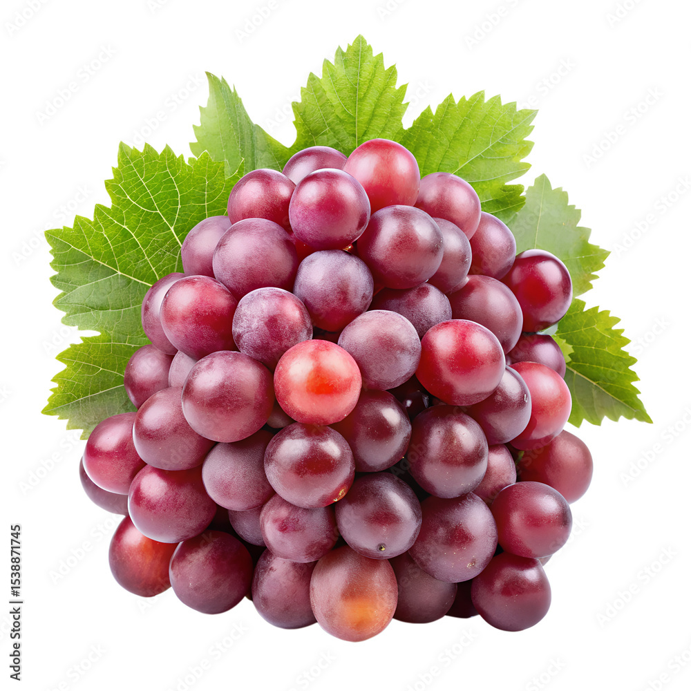 Fototapeta premium bunch of grapes on transparent background