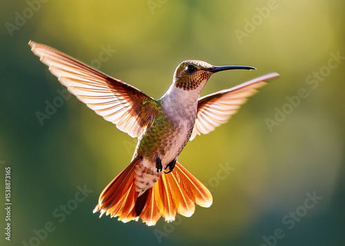 Generated image of a hummingbird