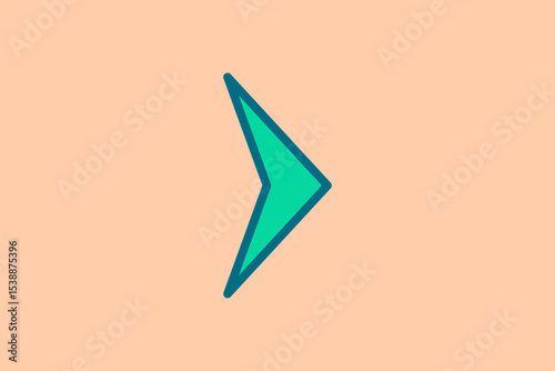 Forward icon. icon related to UI elements. suitable for web site, app, user interfaces,element, printable etc. flat line icon style. simple vector design editable