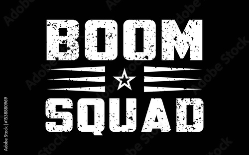 Boom Squad 4th of July & New Year's Eve Firework t-shirt quotes svg design