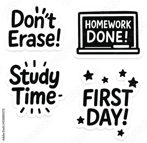 Back to School Emotions Sticker