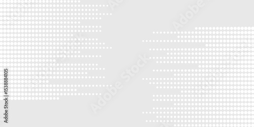 Dot white gray wave light technology texture background. Abstract big data digital concept.