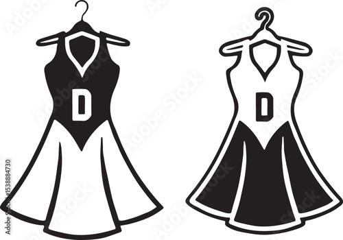 woman dress vector design