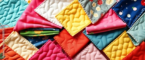 Precut quilt squares, fabric bundle, patchwork, sewing, craft supplies,  geometric,   needlework