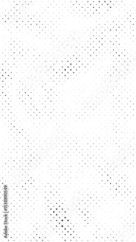 Classic black and white halftone dot pattern in smooth continuous motion. Seamless vertical 4K loop for clean modern backgrounds, abstract design or elegant visual overlays.