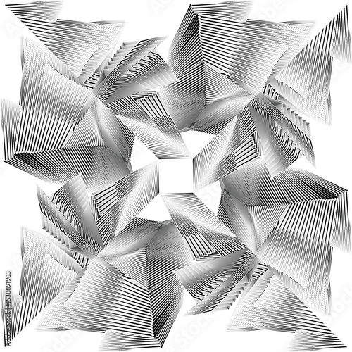 Основные RGB op art creative pattern, abstract modern background, vector design element