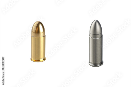 Wallpaper Mural bullets on white background Torontodigital.ca