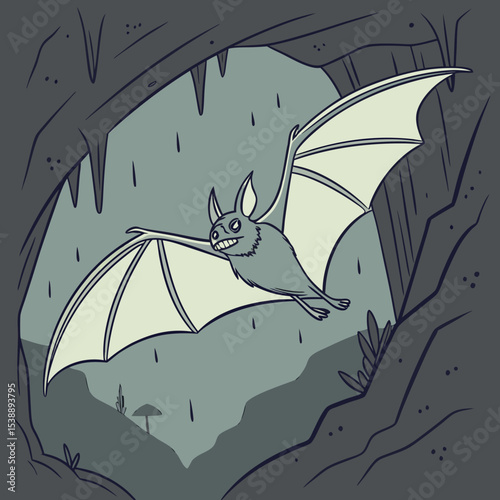 halloween background with bats