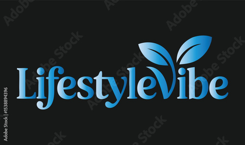 Lifestyle Vibe Logo Featuring Healthy Living Concept
