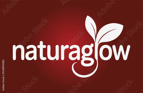 The Natura Glow logo, showcasing growth and nature.