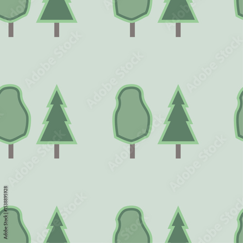 Trees in Scandinavian style