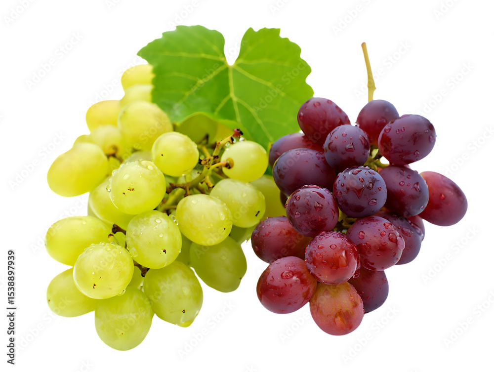 Juicy Green and Red Grapes A Delightful Cluster of Freshness Juicy Green and Red Grapes A Delightful Cluster of Freshness