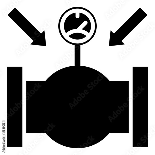 Pressure Glyph Icon