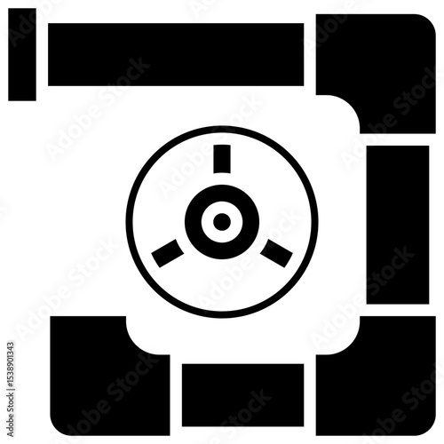 Pipe Glyph Icon