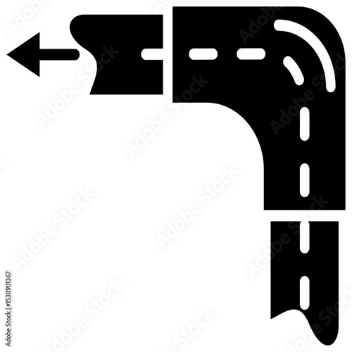 Elbow Glyph Icon