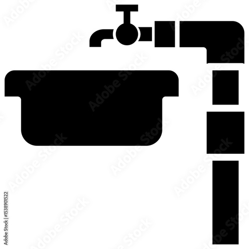 Connector Glyph Icon