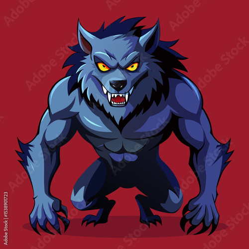 vector illustration of a lion