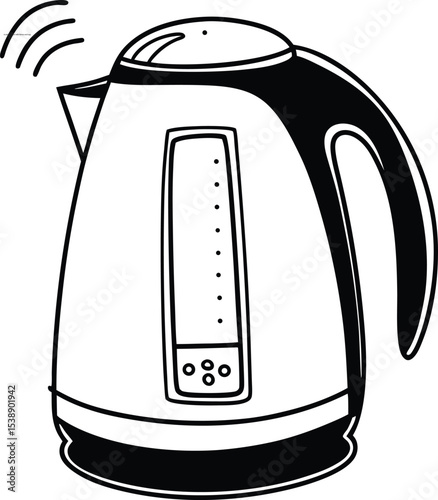 Smart Electric Kettle Modern Design for Convenient Boiling
