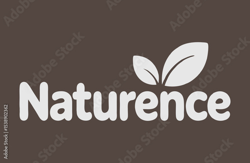 Naturence logo featuring leaves, representing natural products.
