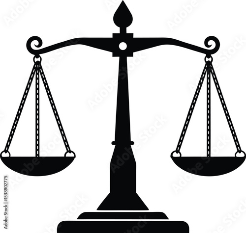 Scales of Justice Symbol of Law, Balance, and Equality
