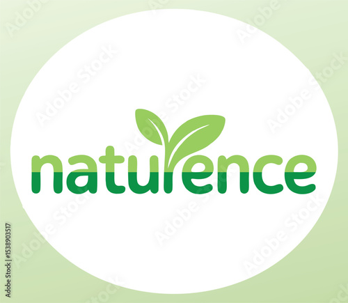 Naturence logo featuring leaves, representing natural products.