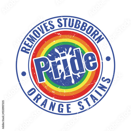 Removes stubborn pride orange stains