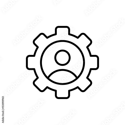 Editable ESG concept related to environmental, social and corporate governance with isolated stroke line icons on transparent background flat vector illustration