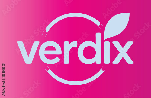 Verdix Logo Featuring Green Leaves, Appealing to Sustainable Brands