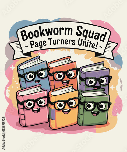 Bookworm Squad Graphic Design