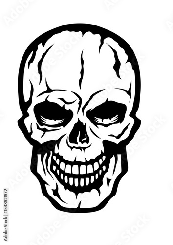 tete de mort halloween crane