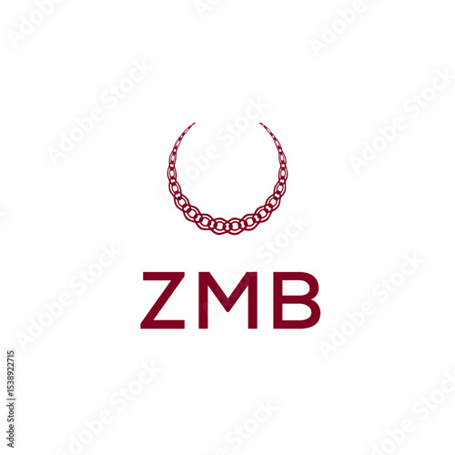 ZMB three initial letter iconic line negative space minimal logo design vector template. monogram, abstract, wordmark, business, typography, minimalist, brand, company, flat, modern, unique, simple