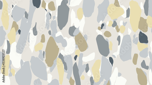 Abstract shapes create mosaic background texture design art