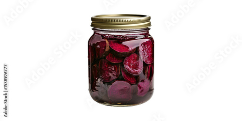 Wallpaper Mural Jar Of Pickled Beets. Preserved Vegetables For Culinary And Health Benefits Isolated On Transparent Background Torontodigital.ca