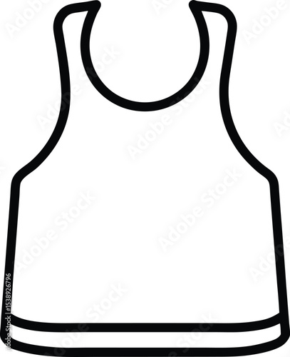 race bib icon line art vector illustration on transparent background