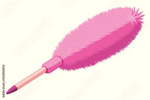 Pink Feather Duster A Cleaning Essential for a Sparkling Home