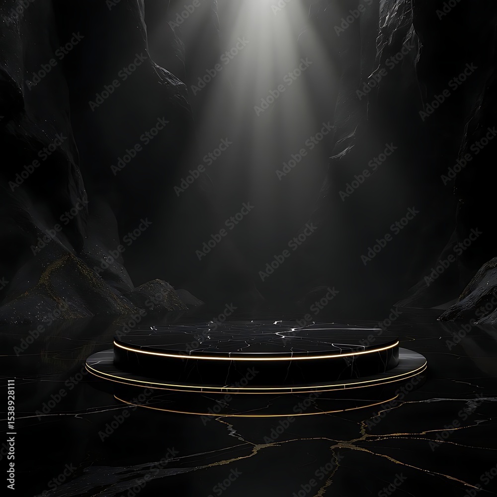 Obraz premium magic light on the dark background