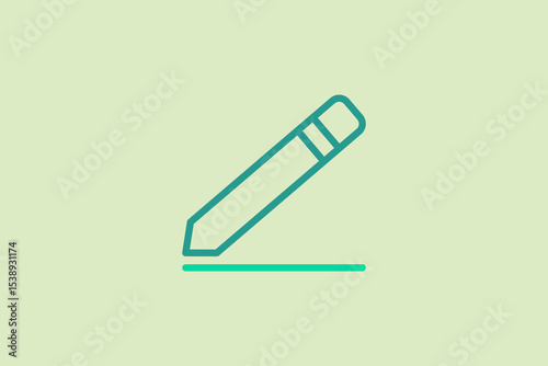 Edit icon. icon related to UI elements. suitable for web site, app, user interfaces,element, printable etc. line icon style. simple vector design editable