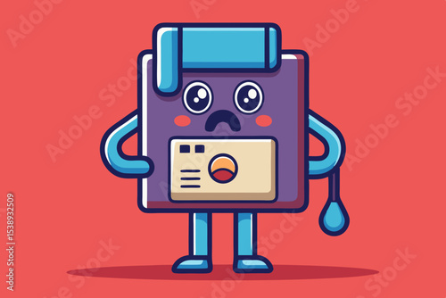 nostalgic floppy disk tears emotion memory