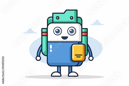friendly usb drive holding data folder