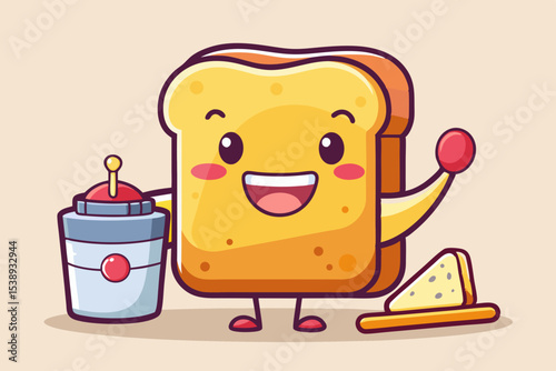 bread slice selfie jam