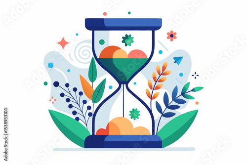 hourglass blooming plants