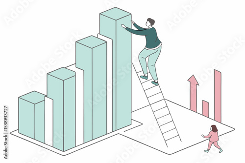 3d-bar-chart-illustration-in-pastel-tones