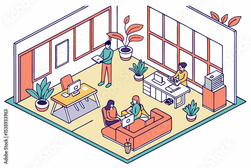 isometric-coworking-space-with-people-workingisome
