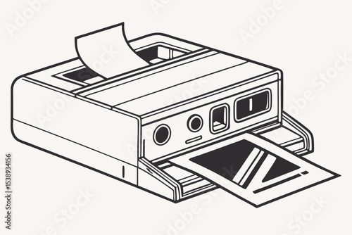 illustration of a digital camera