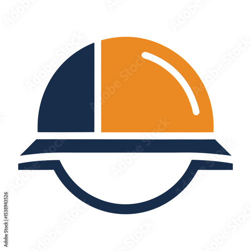 Construction Helmet Real Estate Safety Logo