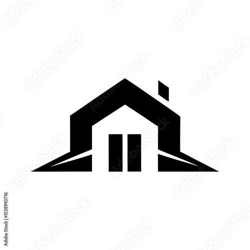 Minimal Home Logo Mark